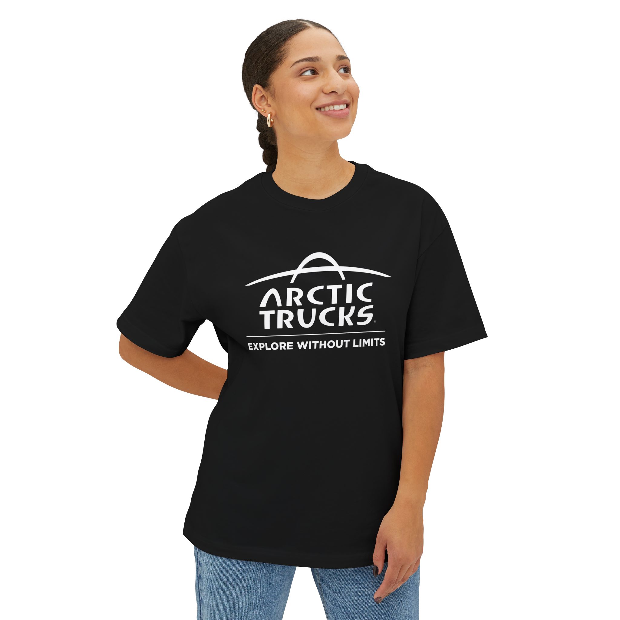 Arctic Trucks white logo tee
